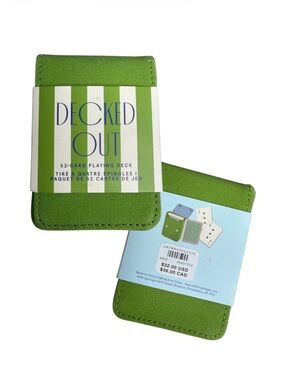 NWT Anthropologie "Decked Out" Playing Card Deck & Case